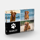 Custom Dog Lover 3 Photo Collage Photo Block Fotoblokken (Links)