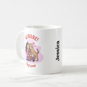 Custom Dog Lover Mug – Personalized Gift Koffiemok (Voorkant links)