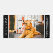 Custom Dog Memorial Foto Bureaumat (Voorkant)