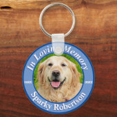 Custom Dog Memorial Sleutelhanger (Voorkant)
