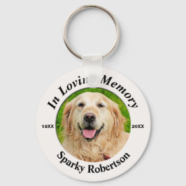 Custom Dog Memorial Sleutelhanger
