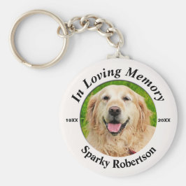 Custom Dog Memorial Sleutelhanger