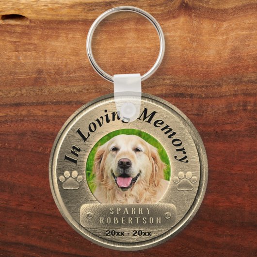 Custom Dog Memory Sleutelhanger (Voorkant)
