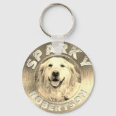 Custom Dog Memory Sleutelhanger (Voorkant)