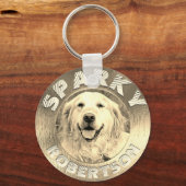 Custom Dog Memory Sleutelhanger (Voorkant)