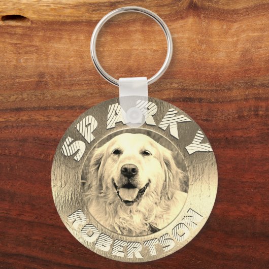 Custom Dog Memory Sleutelhanger (Voorkant)