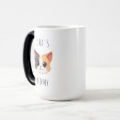 Custom Dog Mom Gift met Pet Photo Hondenliefhebber Magische Mok (Voorkant links)