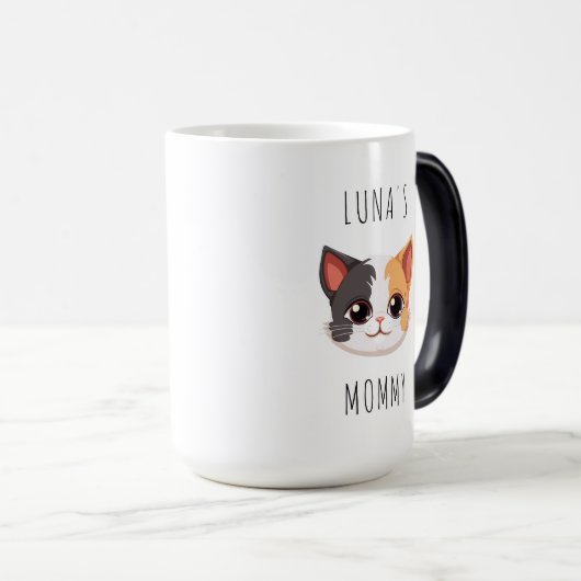 Custom Dog Mom Gift met Pet Photo Hondenliefhebber Magische Mok (Voorkant rechts)
