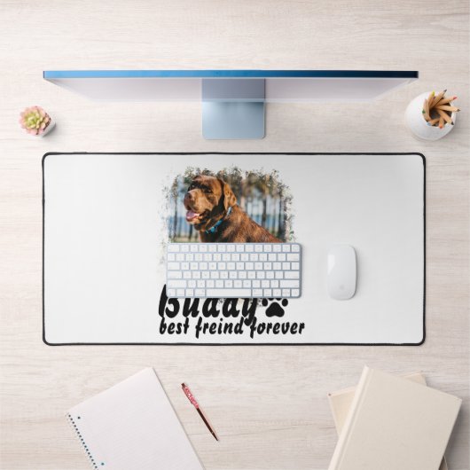 Custom Dog Mouse Pad & Desk Mat – Personalize with (Kantoor 1)