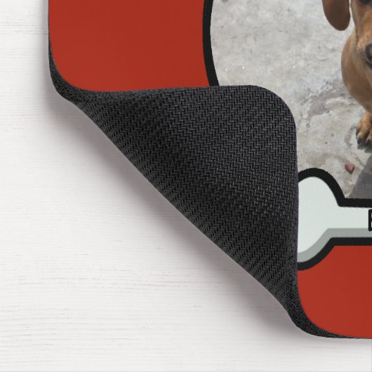 Custom Dog Mousepad Muismat (Hoek)