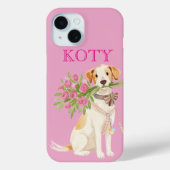 Custom Dog Name Phone Case (Achterkant)