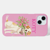 Custom Dog Name Phone Case (Achterkant (horizontaal))