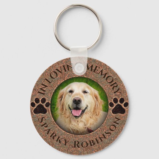 Custom Dog of Cat Memorial Keepomwille Sleutelhanger (Voorkant)