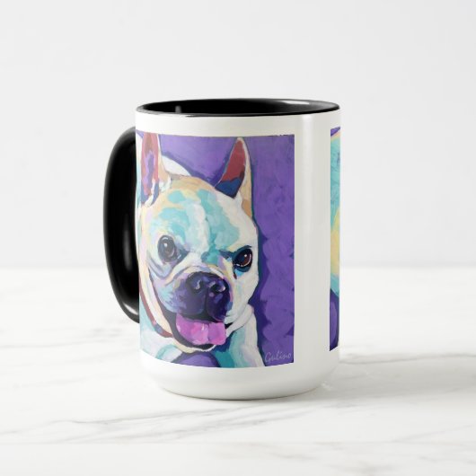 Custom Dog Painting - Forever Loved Ped Mok (Voorkant links)