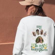 Custom Dog Paw Foto's St Patrick's Day