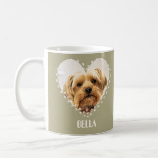 Custom Dog Photo, aangepaste naam Dog, Hondenliefh Koffiemok
