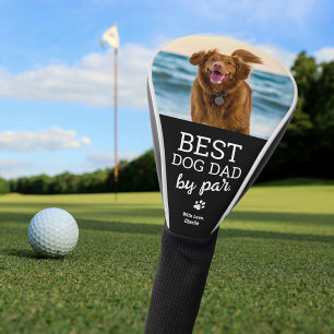 Custom Dog Photo Best Dog Dad van Par Golfheadcover