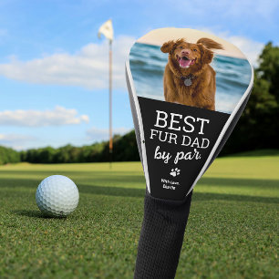 Custom Dog Photo Best Fur Dad beroemd gemaakt door Golfheadcover