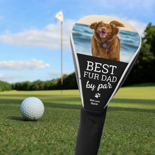 Custom Dog Photo Best Fur Dad beroemd gemaakt door Golfheadcover