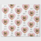 Custom Dog Photo  Cadeaupapier (Vlak)