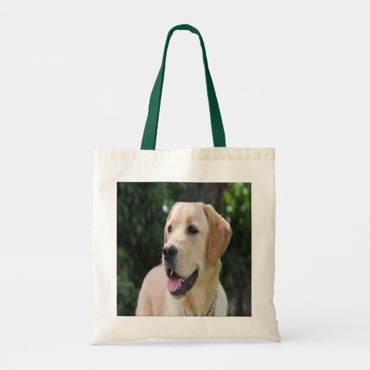 Custom Dog Photo Canvas tas (Achterkant)