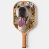 Custom Dog Photo Dog Mam Pickleball Paddle (Achterkant)