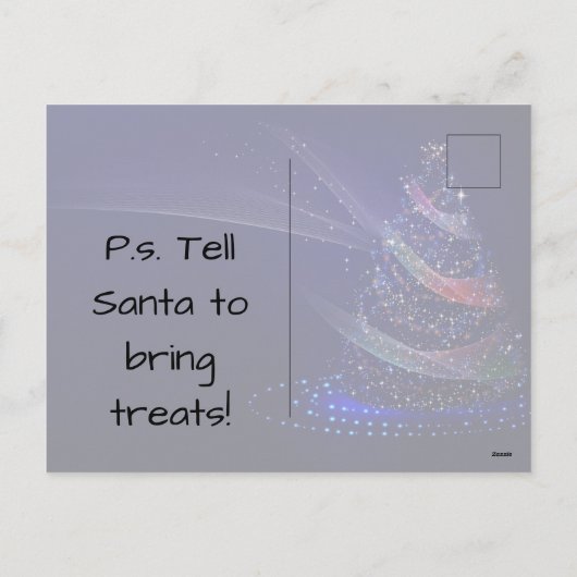 Custom Dog Photo Funny Holiday Postcard Feestdagenkaart (Achterkant)