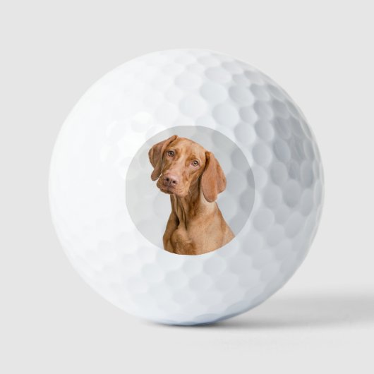Custom Dog Photo Golf Golfballen (Voorkant)