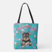 Custom Dog Photo – Leuk & Zoet Nieuw Huisdier Gift Tote Bag (Achterkant)