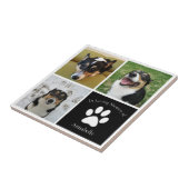 Custom Dog Photo Memorial in Loving Memory Pet Tegeltje (Zijkant)