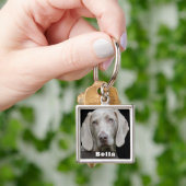 Custom Dog Photo Memorial Sleutelhanger (Hand)