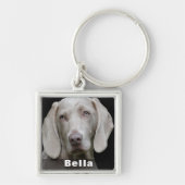 Custom Dog Photo Memorial Sleutelhanger (Voorkant)