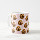 Custom Dog Photo Mok | Gepersonaliseerde Pet Face (Voorkant links)