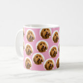 Custom Dog Photo Mok | Gepersonaliseerde Pet Face  (Voorkant links)