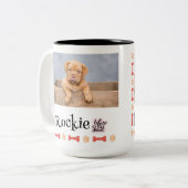 Custom Dog Photo Mok Pet Gift voor Hondenliefhebbe (Voorkant links)