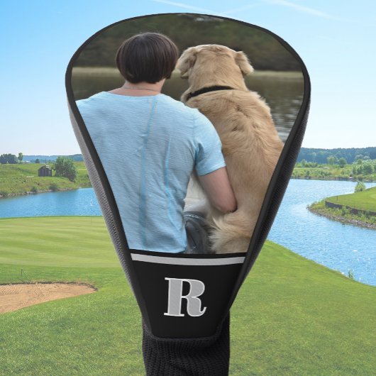 Custom Dog Photo Monogrammed Personalized Driver Golfheadcover