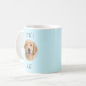 Custom Dog Photo Mug | Personalized Pet Dad Gift Koffiemok (Voorkant links)