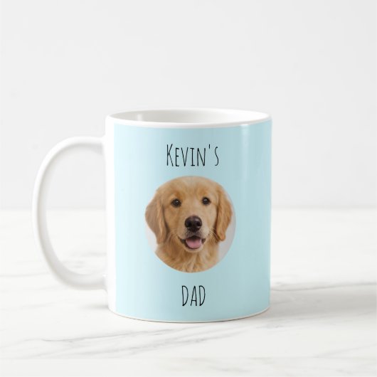 Custom Dog Photo Mug | Personalized Pet Dad Gift Koffiemok (Links)