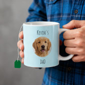 Custom Dog Photo Mug | Personalized Pet Dad Gift Koffiemok