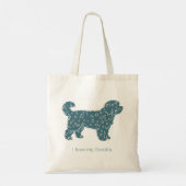 Custom Dog Photo & Name Personalized Doodle Mom Tote Bag (Achterkant)