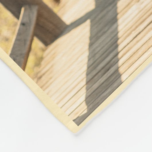 Custom Dog Photo Pet Throw with Name Memorial Gift Fleece Deken (Hoek)