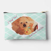 Custom Dog Photo Pouch | Best Poodle Mom Ever Gift Etui (Achterkant)