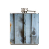 Custom Dog Photo - Schattige Dog Dad Flask Heupfles (Achterkant)