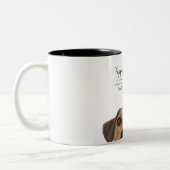 Custom Dog Photo Vaderdag Mok van Rescue Dog (Links)