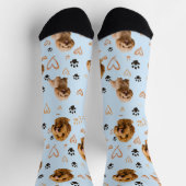 Custom Dog Photo – Valentine Gift for Dog Lover Sokken (Top)