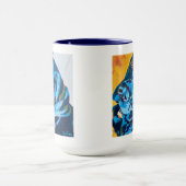 Custom Dog Portrait Painting - Forever Loved Pet Mok (Midden)