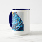 Custom Dog Portrait Painting - Forever Loved Pet Mok (Voorkant links)