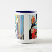 Custom Dog Portrait Painting - Forever Loved Pet Mok (Midden)