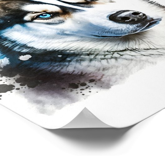 Custom Dog Portrait, Pet Portrait Poster (Hoek)