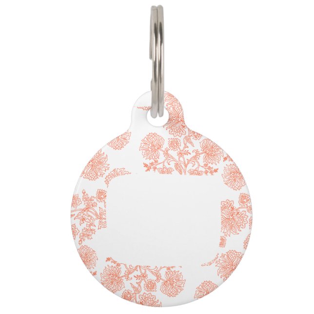 Custom Dog Tag – Personalized Large Round Pet Tag  Huisdierpenning (Voorkant)